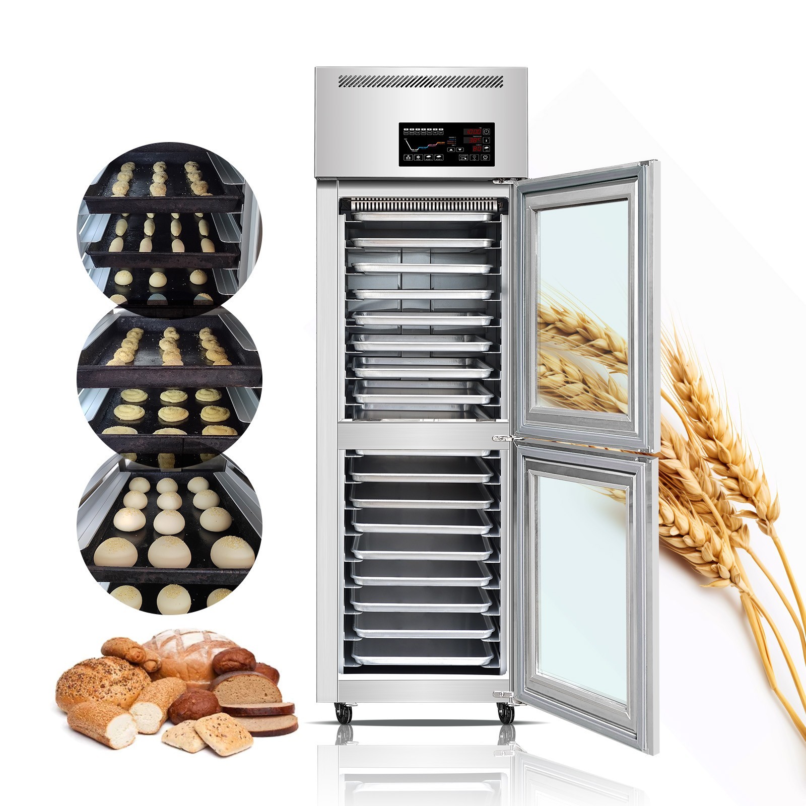 Kolice Commercial Dough Proofing Cabinet 18 Trays, Temperature: -15C to +45