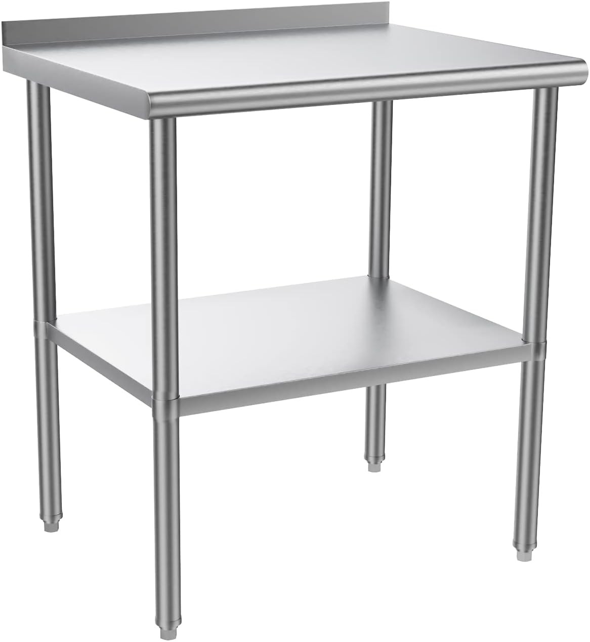 30» x 24» Stainless Steel Table for Prep & Work with Adjustable UnderShelf