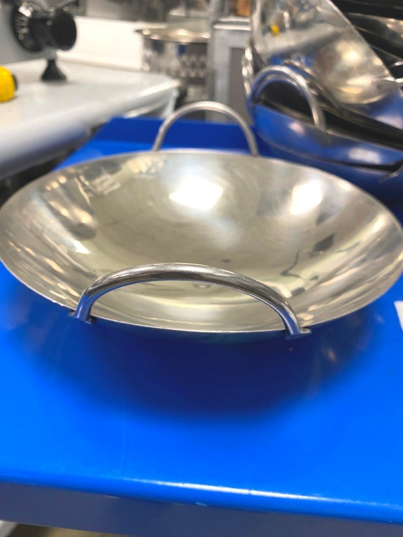 Baskets/ Pan Stainless Steel Fry Pan with Lid, 8″ Pan and 7.5″ Lid