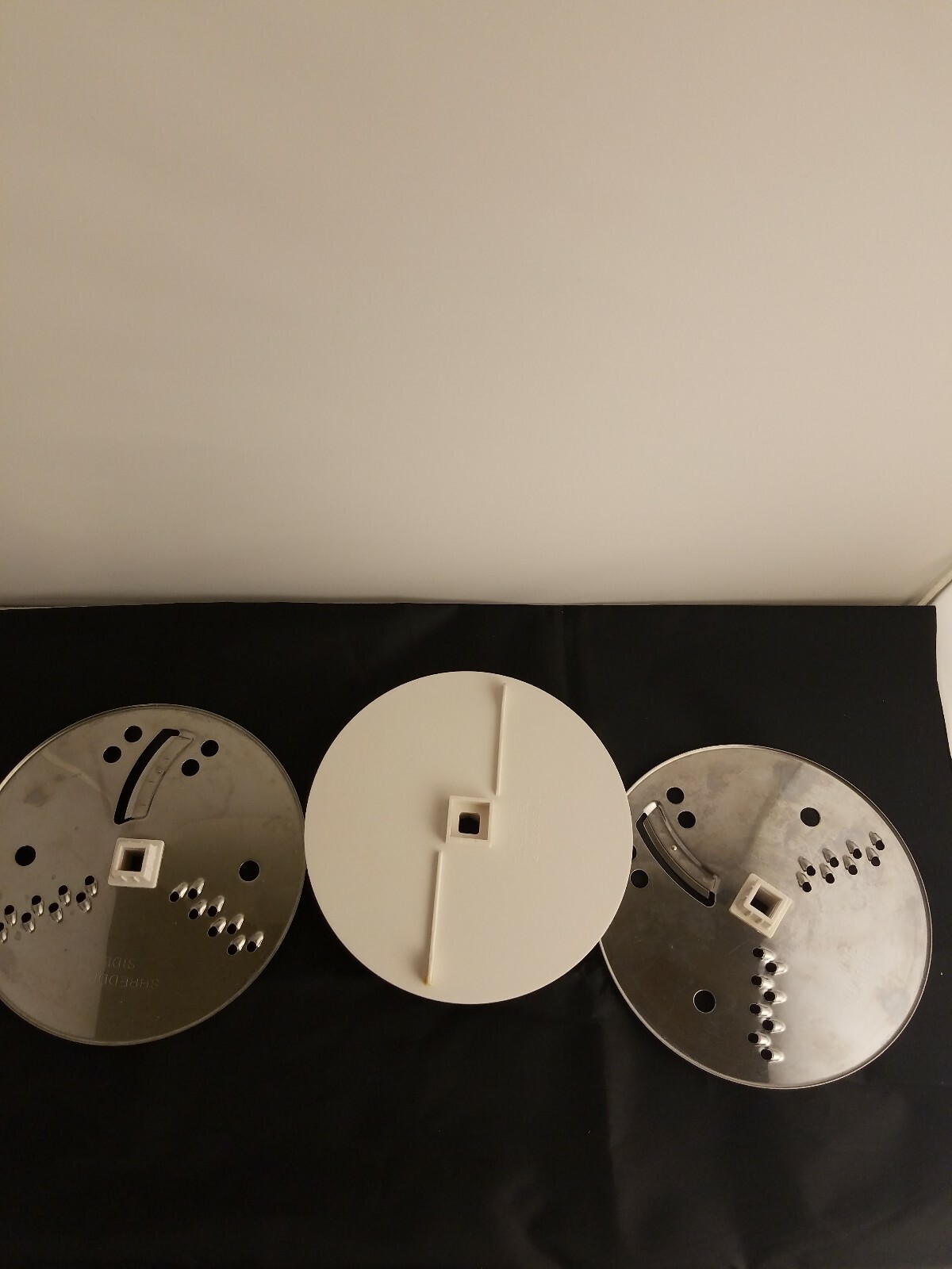 Set Of Three Unknown Food Processor Blades Shredder N Slicer