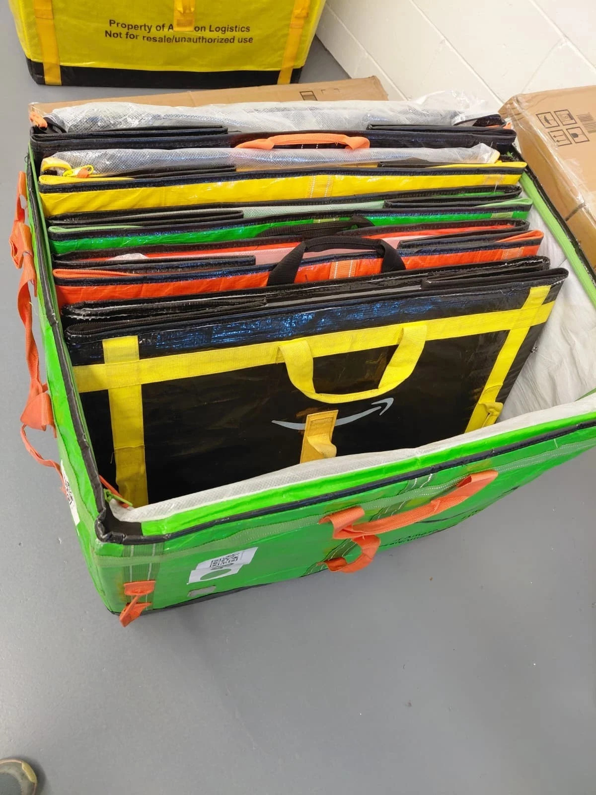 Amazon Courier Large Delivery Bag 28x23x20 | Heavy Duty Storage Tote Carrier