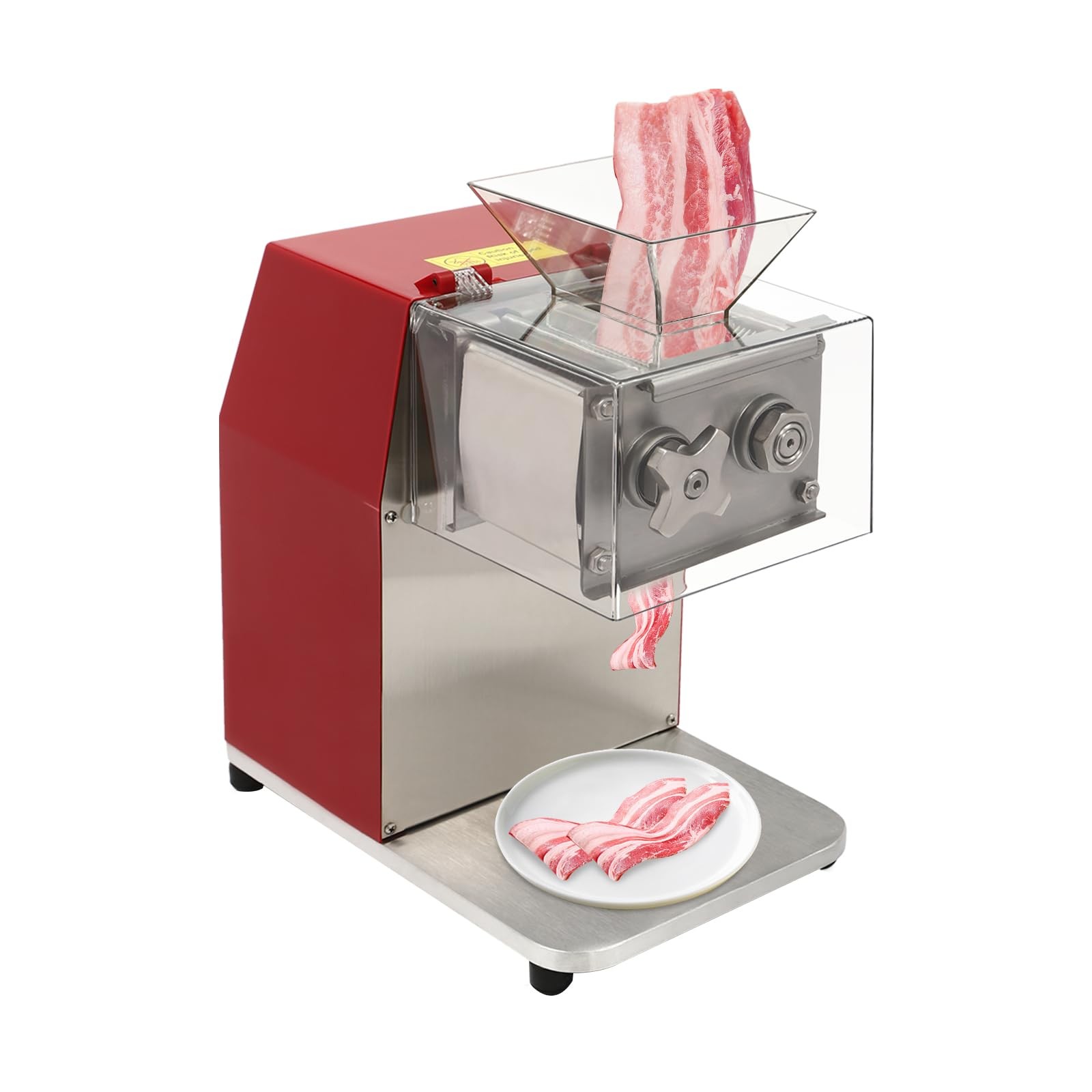 Commercial Electric Meat Cutting Machine Shredding Cutter Slicer w/ 3.5mm Blade