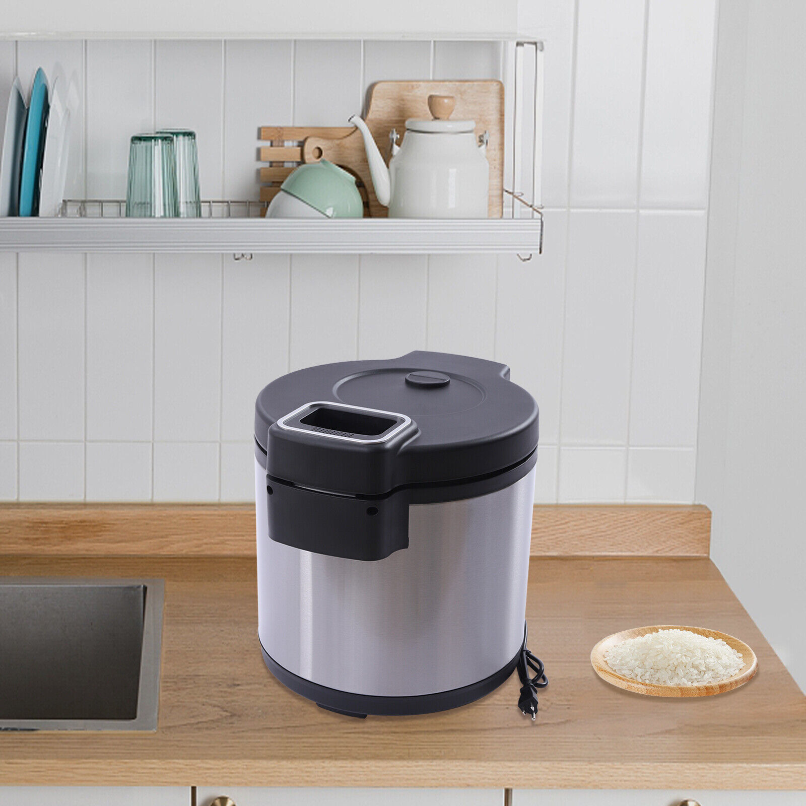 Modern 19L/20Qt Electric Rice Warmer Commercial Rice Warmer with Rice Scoop