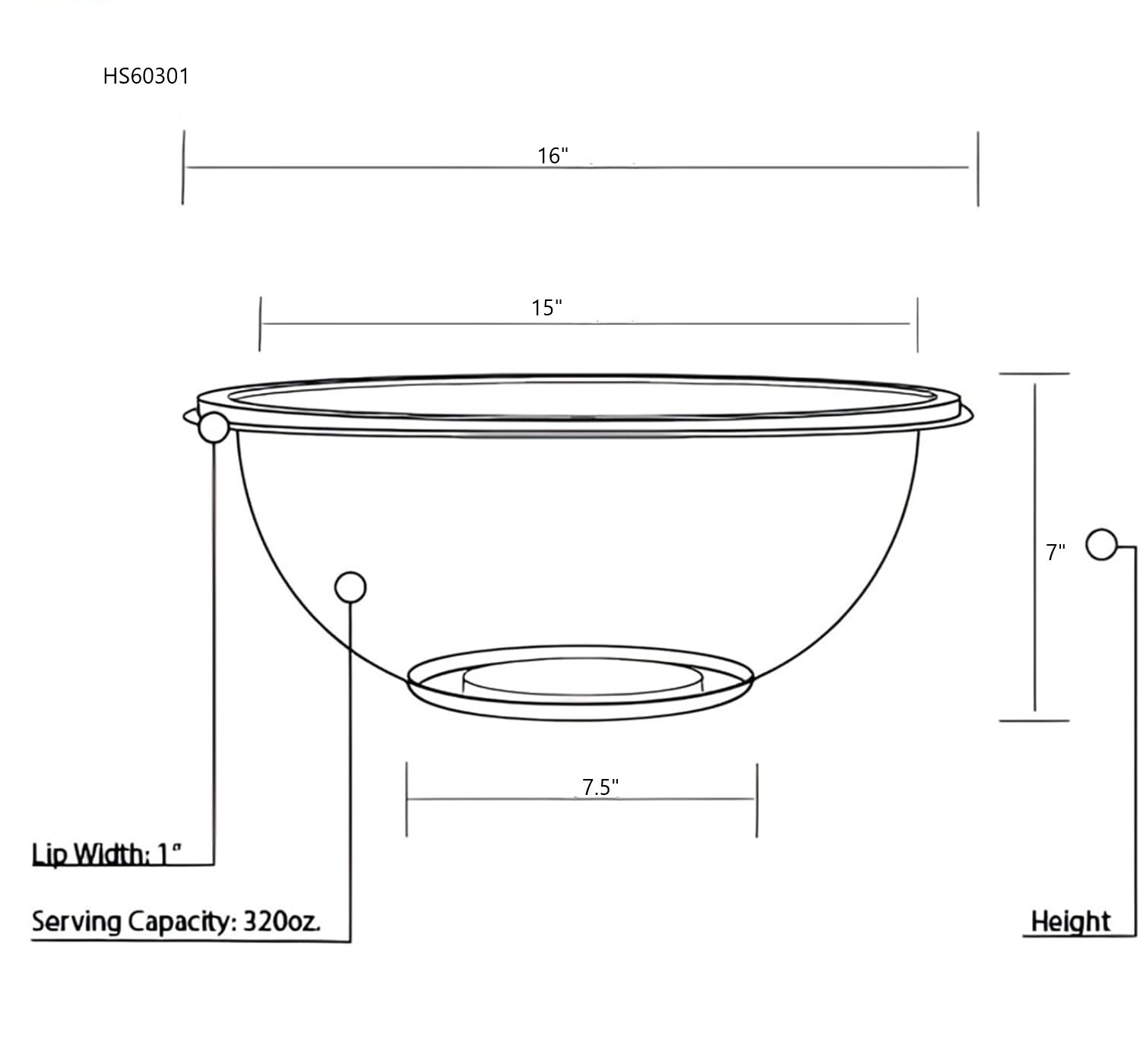 Clear Disposable Salad Deli Food Plastic Serving Large Bowl 320 Oz For Party 16′