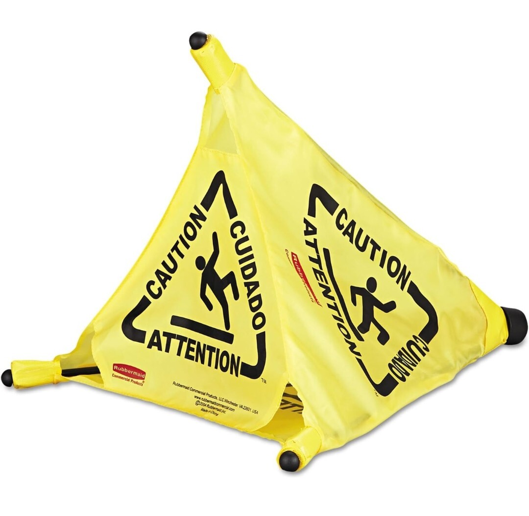 Rubbermaid Commercial Fg9s0000yel Pop-Up Safety Cone, 20 In H, 21 In W,