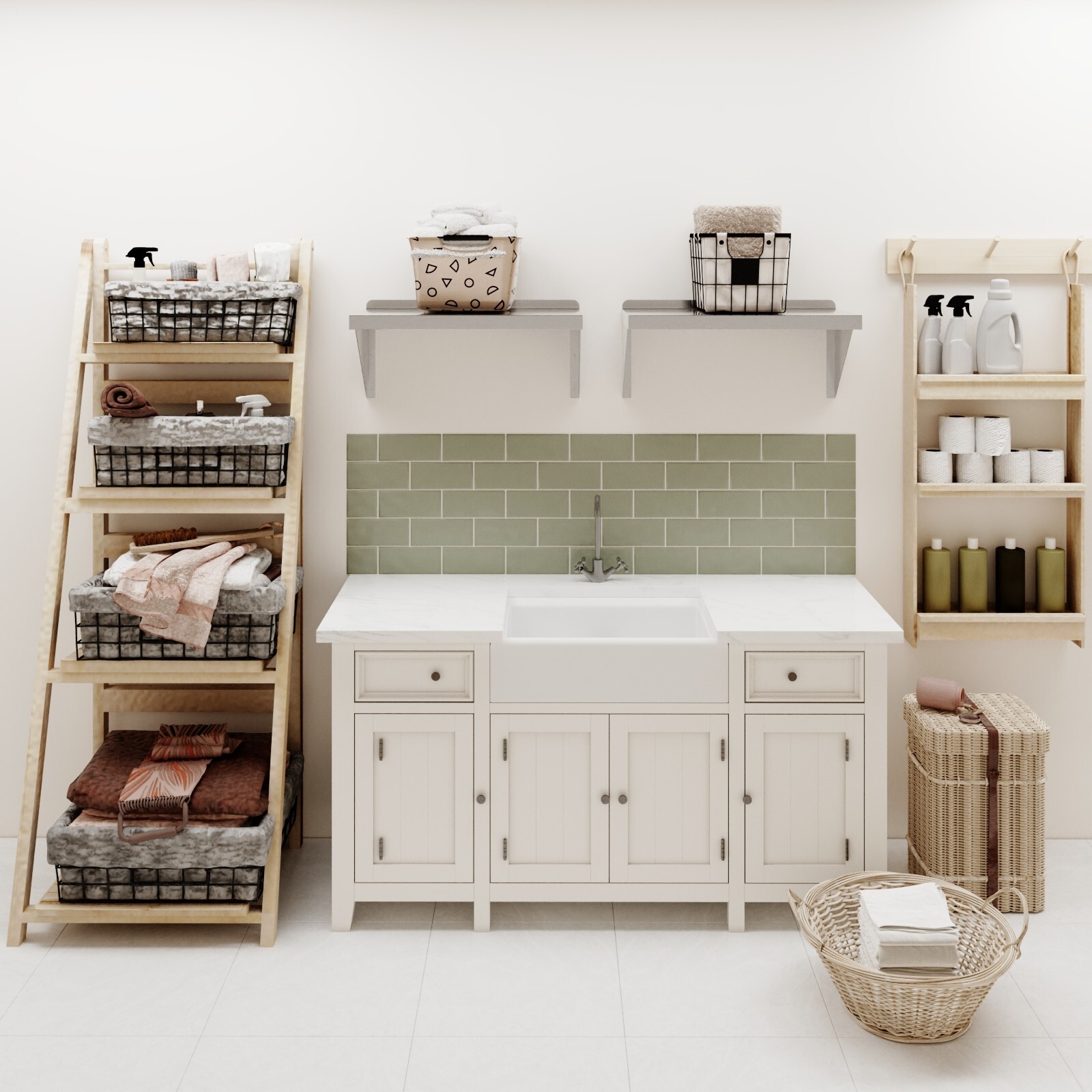 12 in. x 24 in. Stainless Steel Wall Shelf With Squared Edge