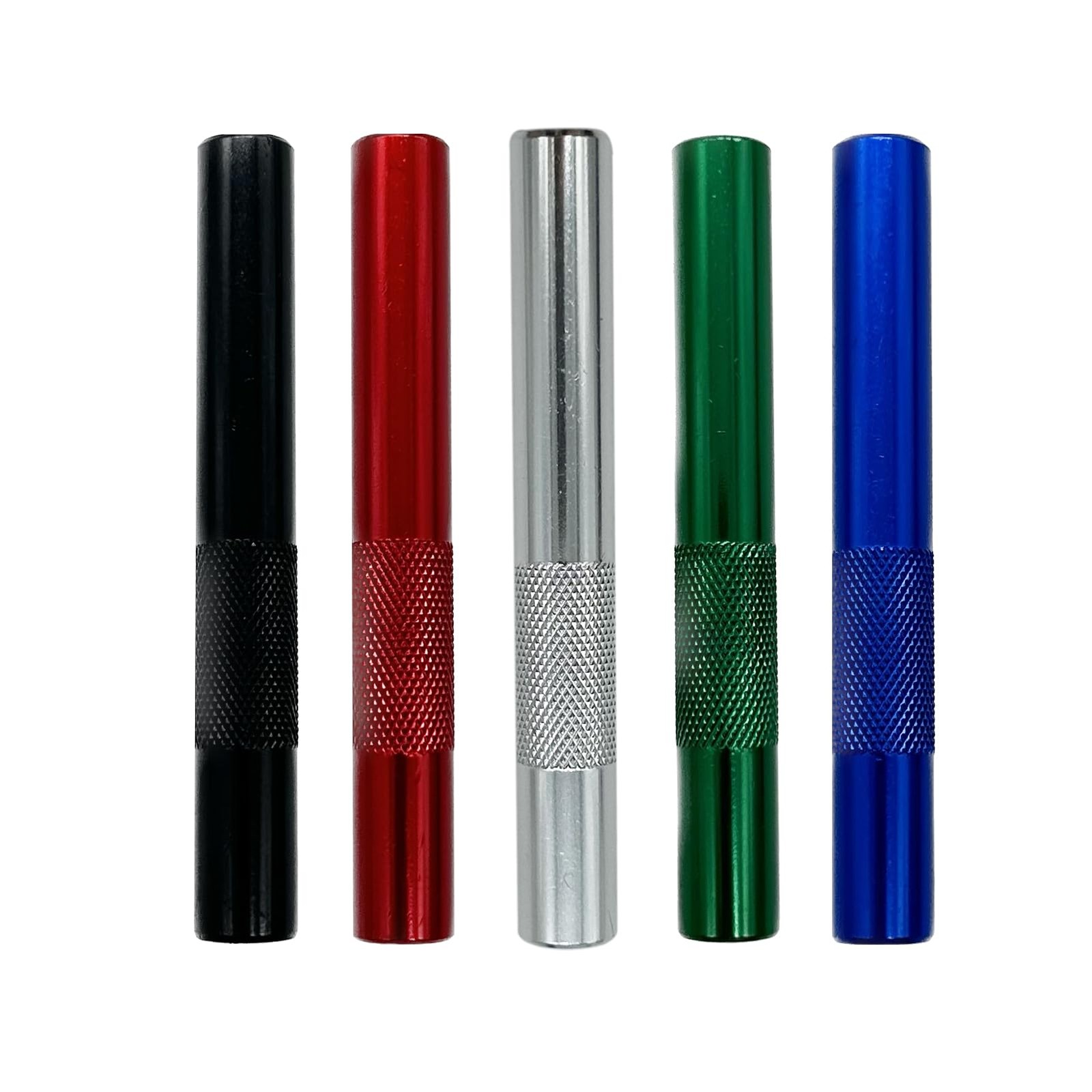 Reusable Metal Straws for Outdoor Travel, Mixed Color Regular, Multicolor
