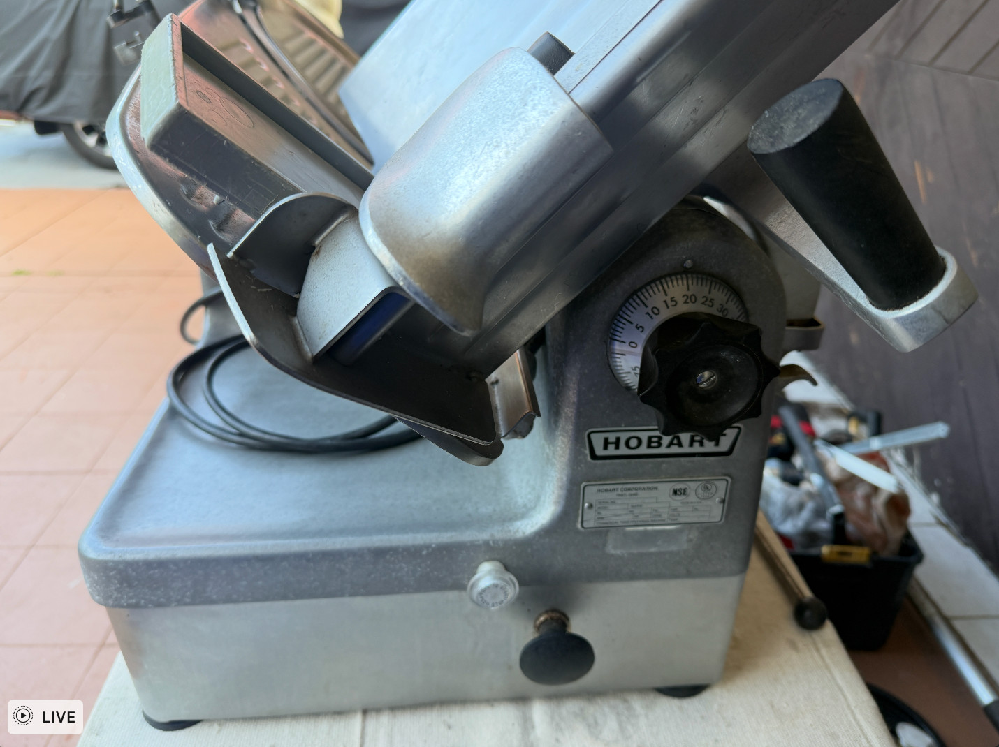 12″ Semi Automatic Deli Meat Slicer Hobart 1712E