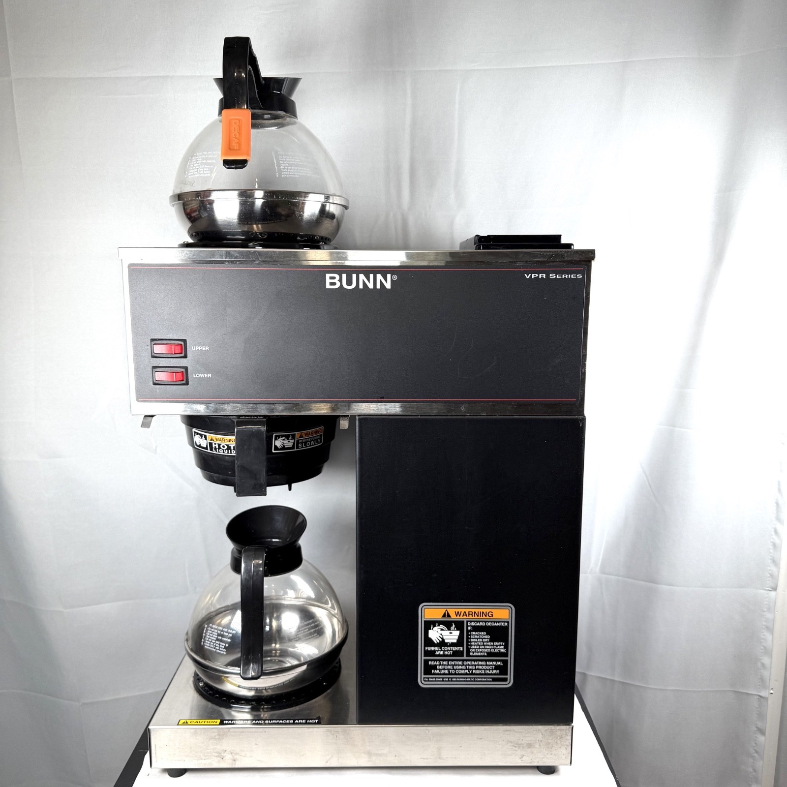 Bunn VPR Commercial Coffee Brewer / Very Clean / Tested / Works / 2 Decanters
