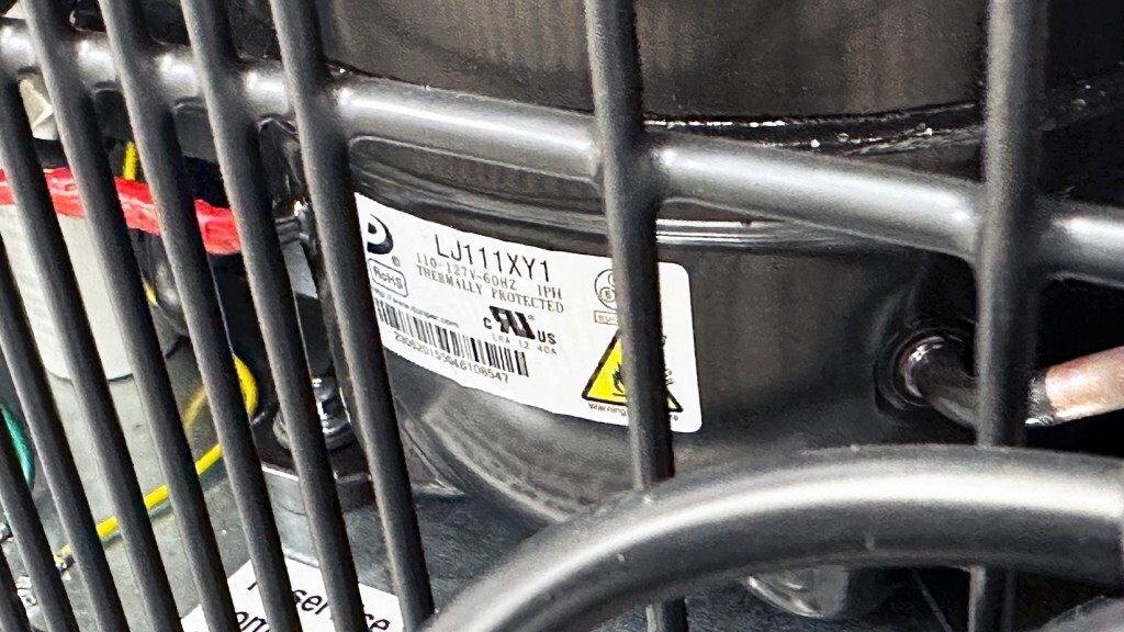46″ W 11.3 Cu. Ft. Upright Merchandising Glass Door Refrigerator, Black
