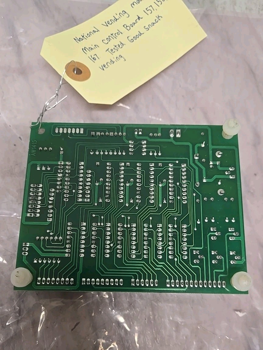 National Vending Machine Main Control Board 157 158 167 Tested