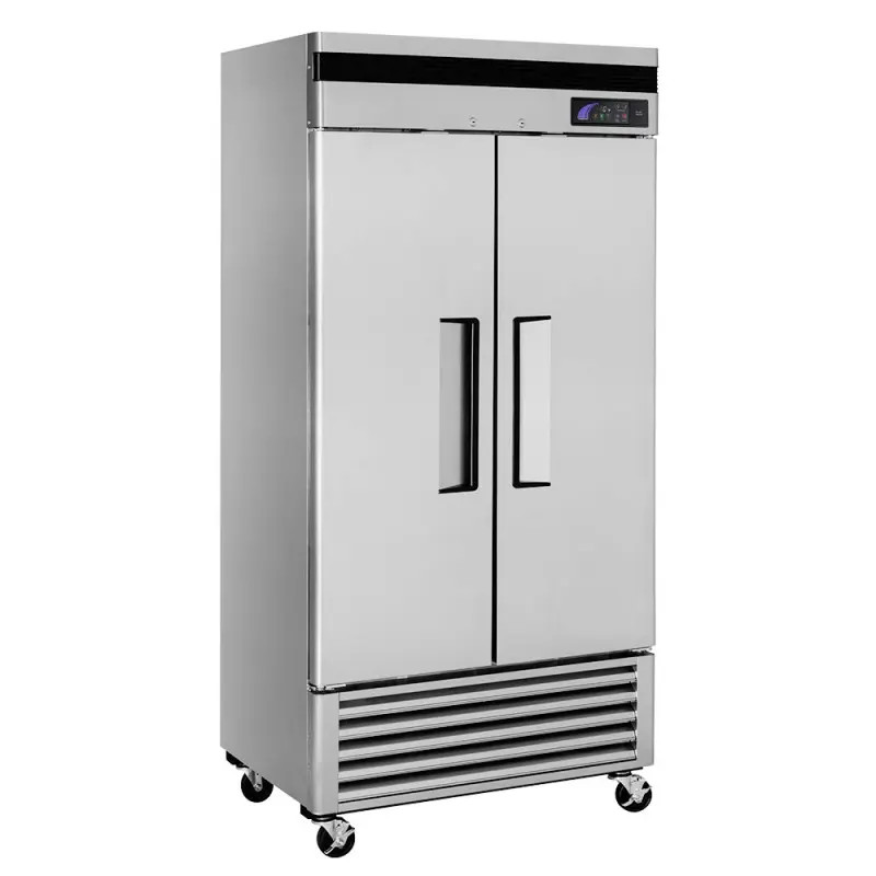 Turbo Air TSF-35SDN-N 29cf Commercial Reach-In Freezer with 2 Solid S/s Doors