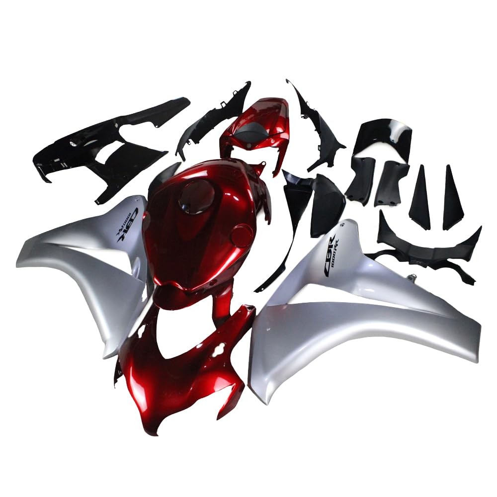 Injection Fairings Honda CBR1000RR 2008-2011 ABS Gloss Red Silver Black Body Kit