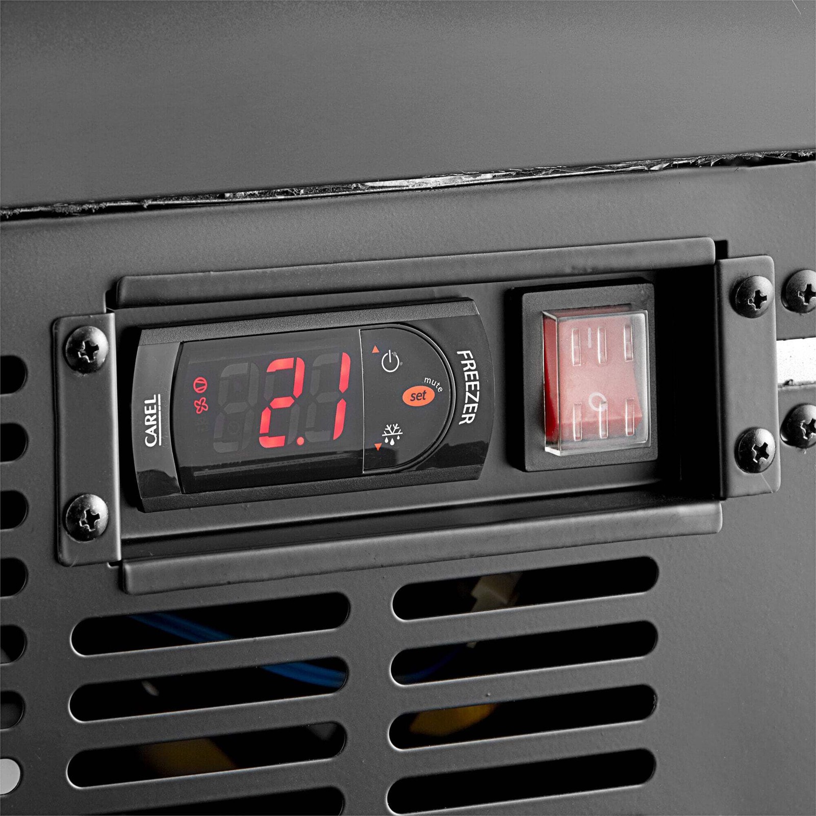 26″ Black Glass Froster / Plate Chiller – 115V