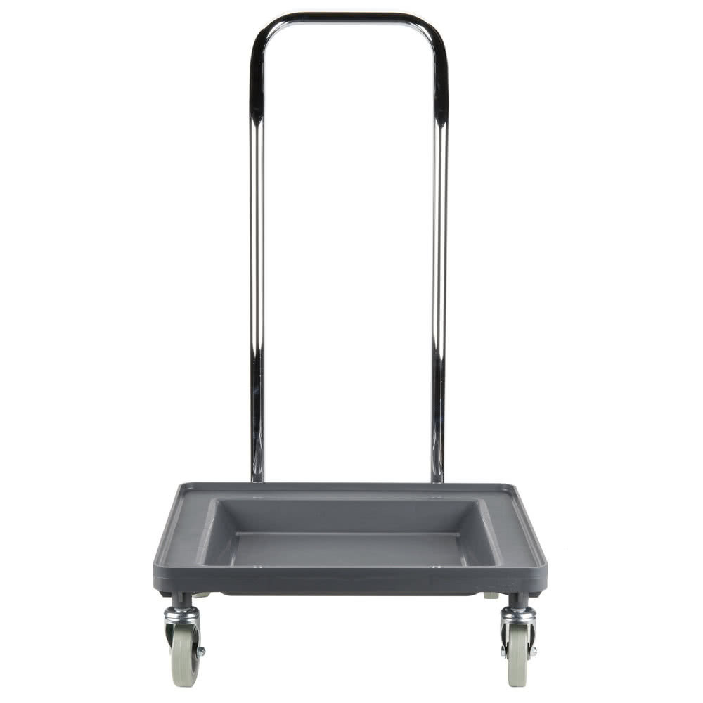 Commercial Dishwasher Plastic Dish Glass Rack Tray Shelf Cart Dolly 36″ Handle