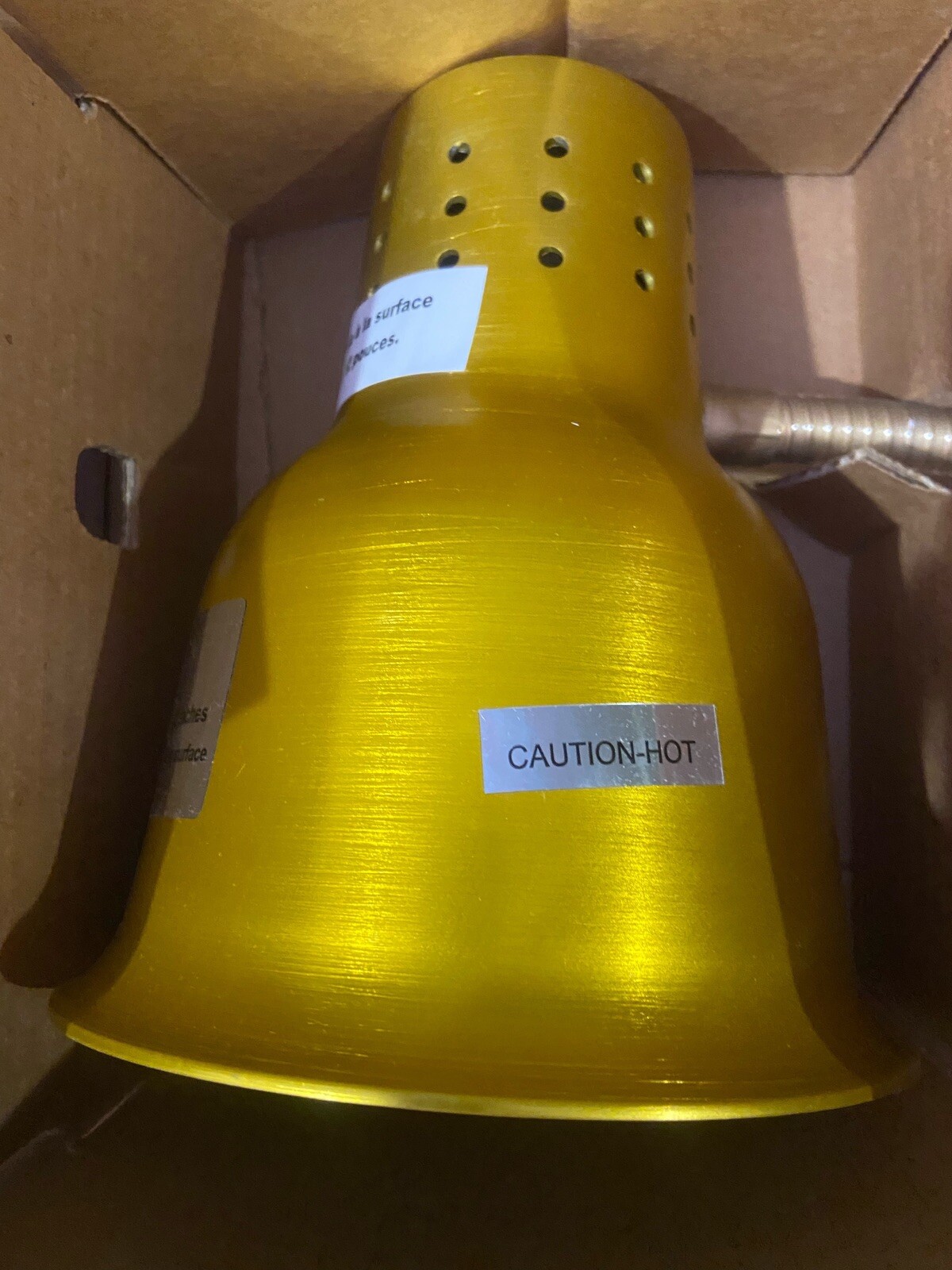 Carlisle Flex Arm 24″ Gold Commercial Heavy Duty Food Warmer/Light Included. New
