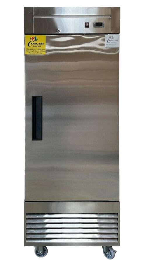 NEW Commercial Reach In Refrigerator Upright Stainless NSF ETL 28″ x 32″ x 80″