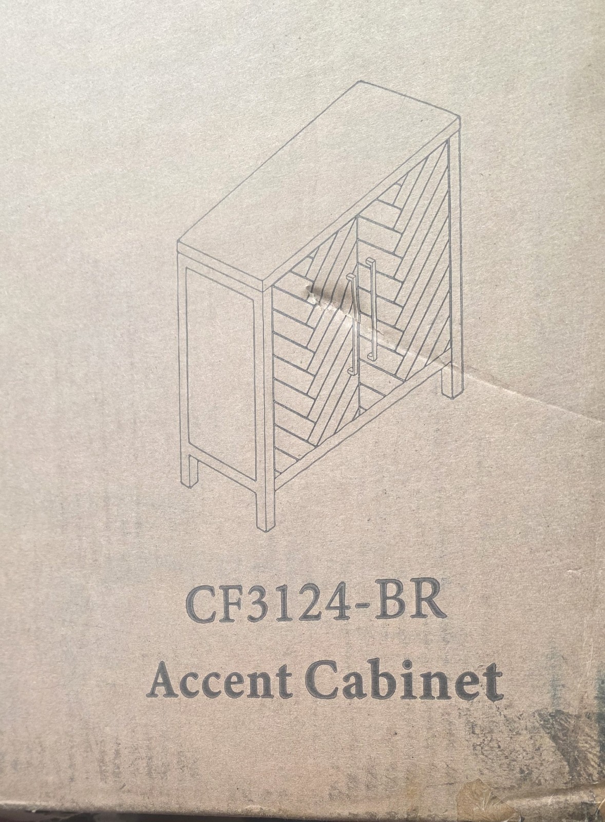 CROSLEY FURNITURE Darcy Dark Brown Accent Cabinet