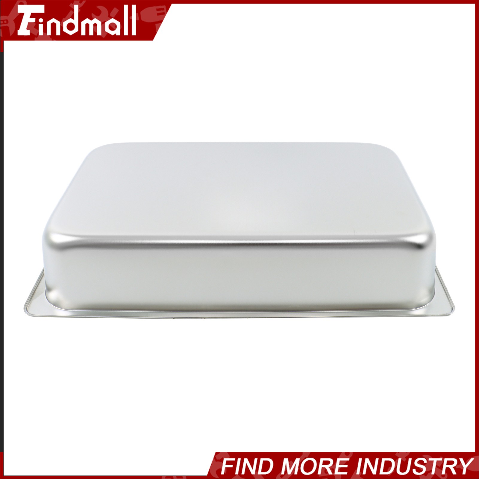 Findmall 4″ Deep Full Size Steam Table Pans w/ Lids 4 Pack Set Hotel Food Buffet