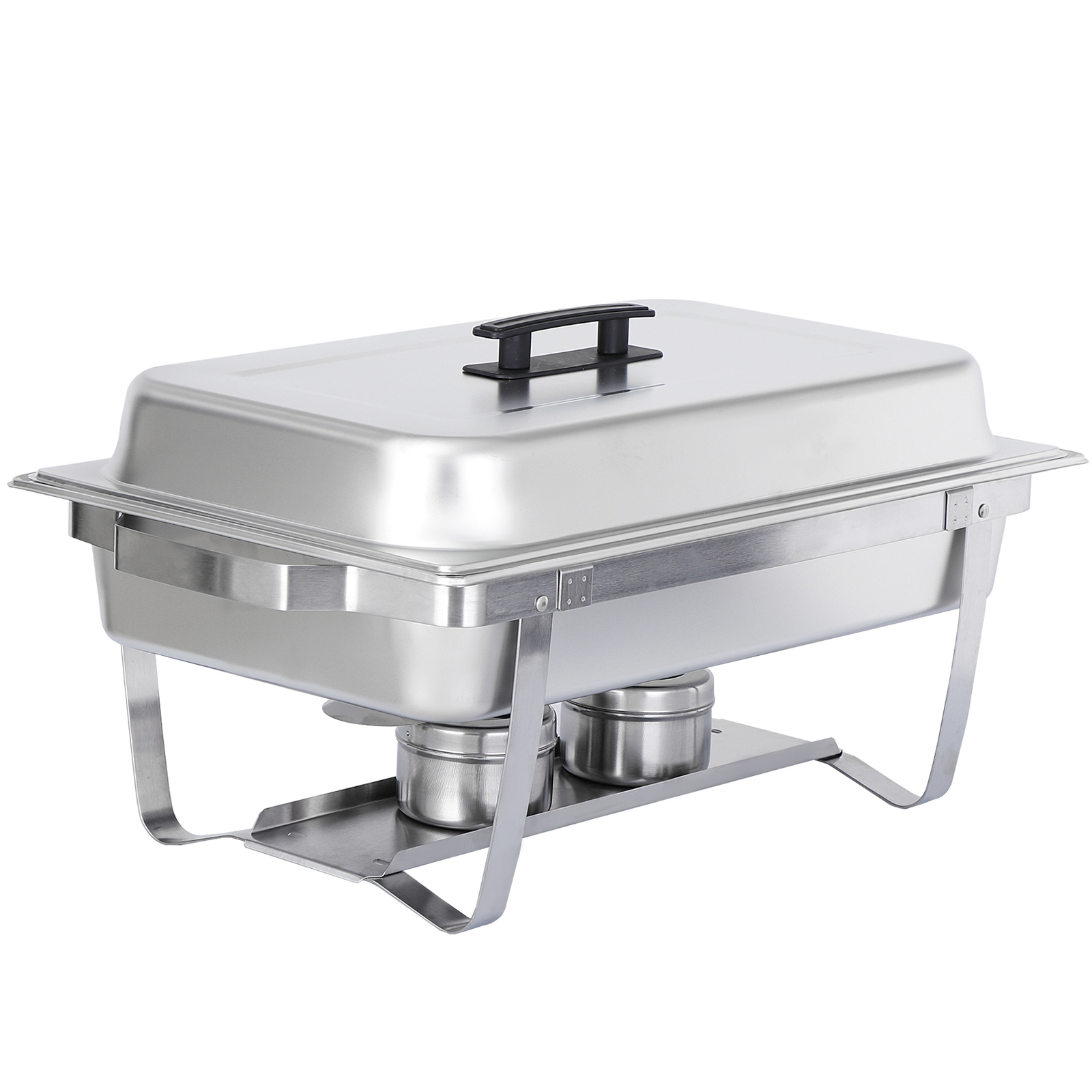 2PCS 8 QT Stainless Steel Chafing Dish Set Food Warmer Restaurant Buffet