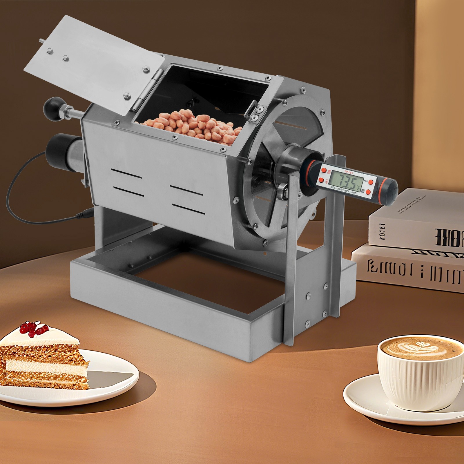 Electric Coffee Beans Roaster Machine Commercial Coffee Bean Roaster 300-1200g