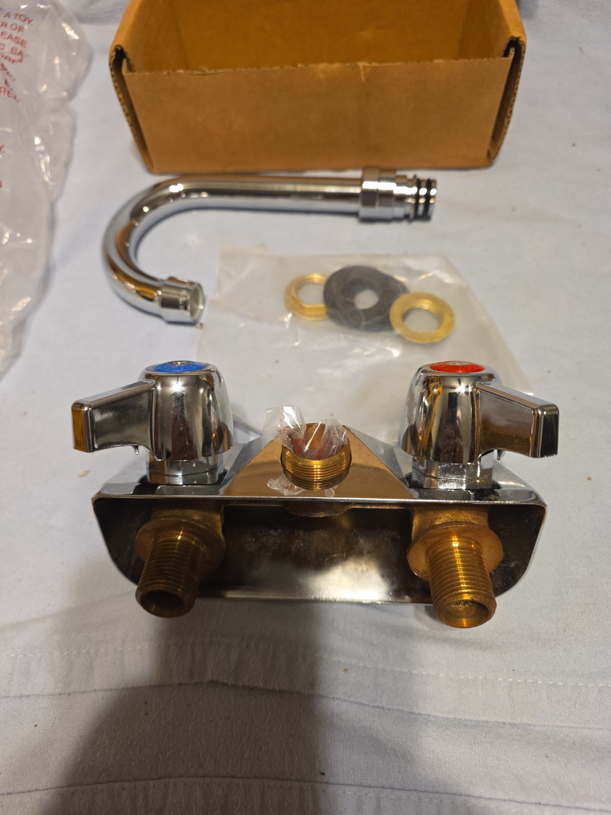 4” Backsplash Wall Mounted Faucet W/6” Swing Spout KROWNE METAL CORP