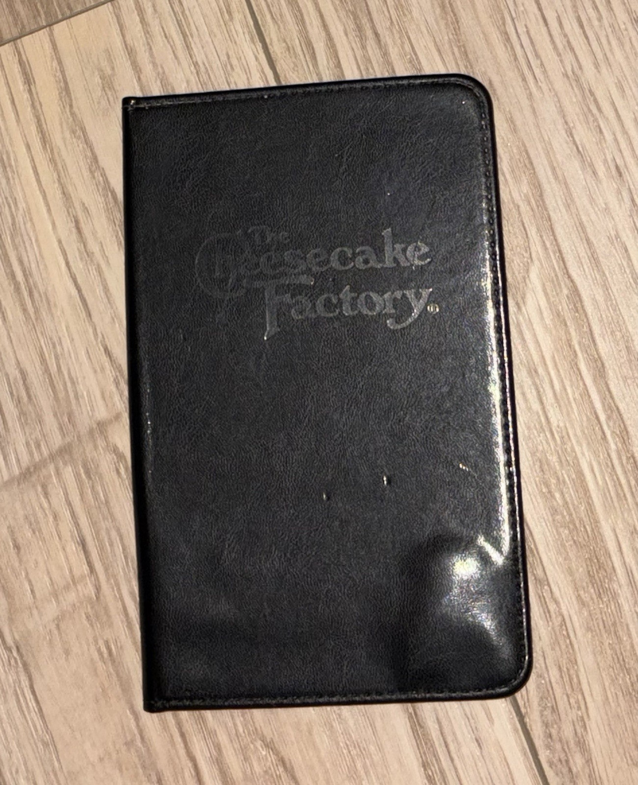 cheesecake factory Embossed Logo check presenter guest bill book Waiter/waitress