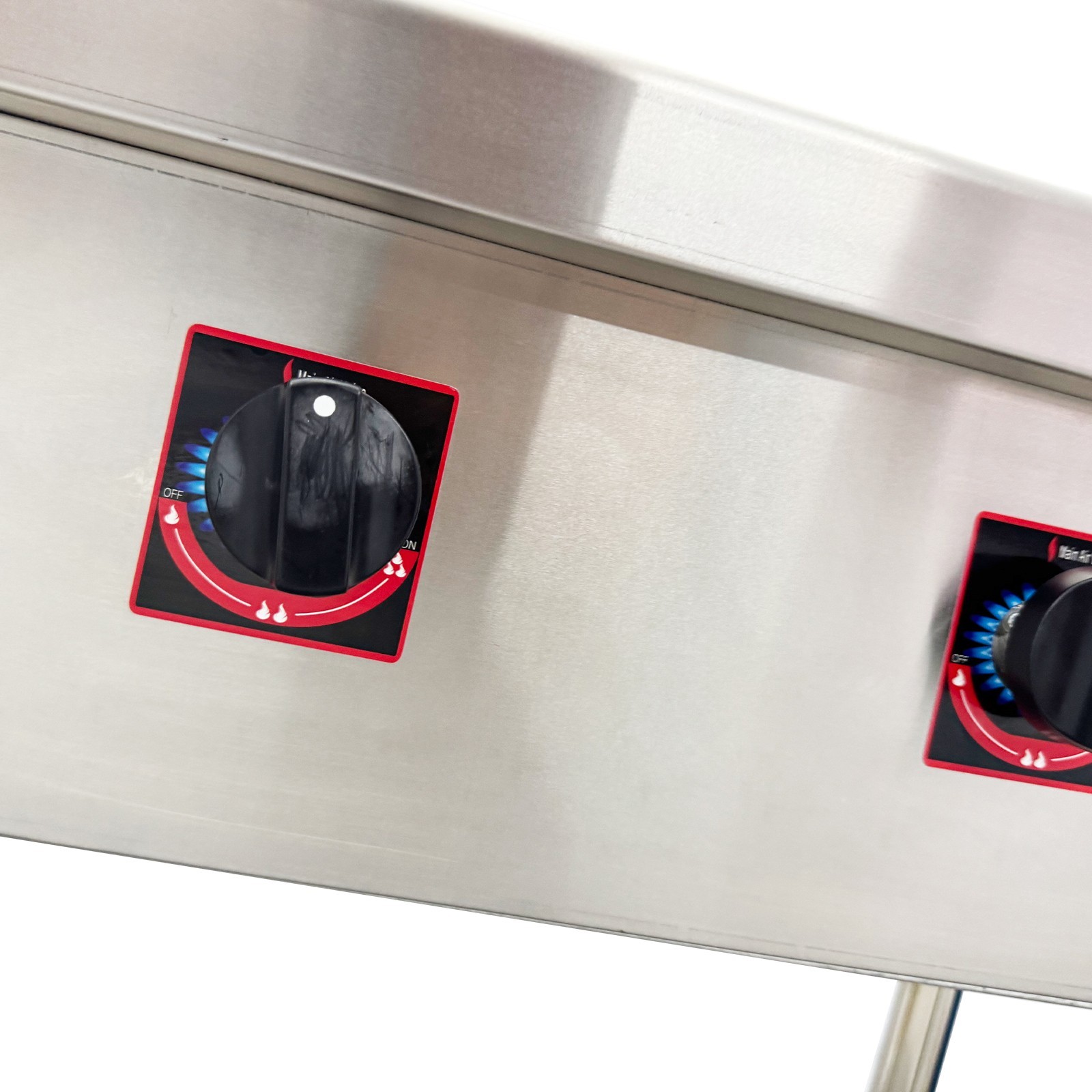 4.5kW *2 Low Height Gas Stove Commercial Floor Double Burner Liquefied Gas