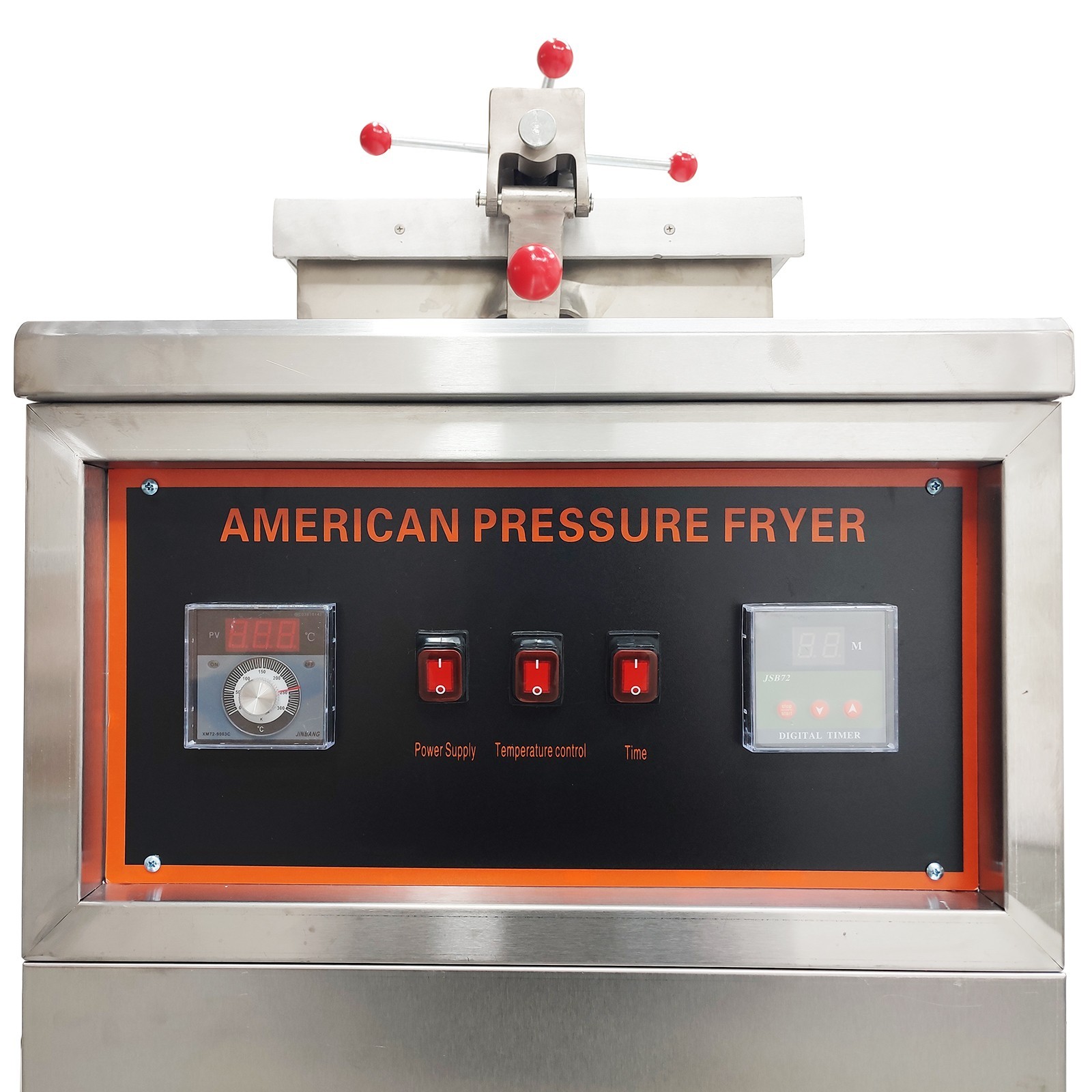 110V Commercial Natural Gas Fried Chicken Stove CNC High Pressure Fried Chicken