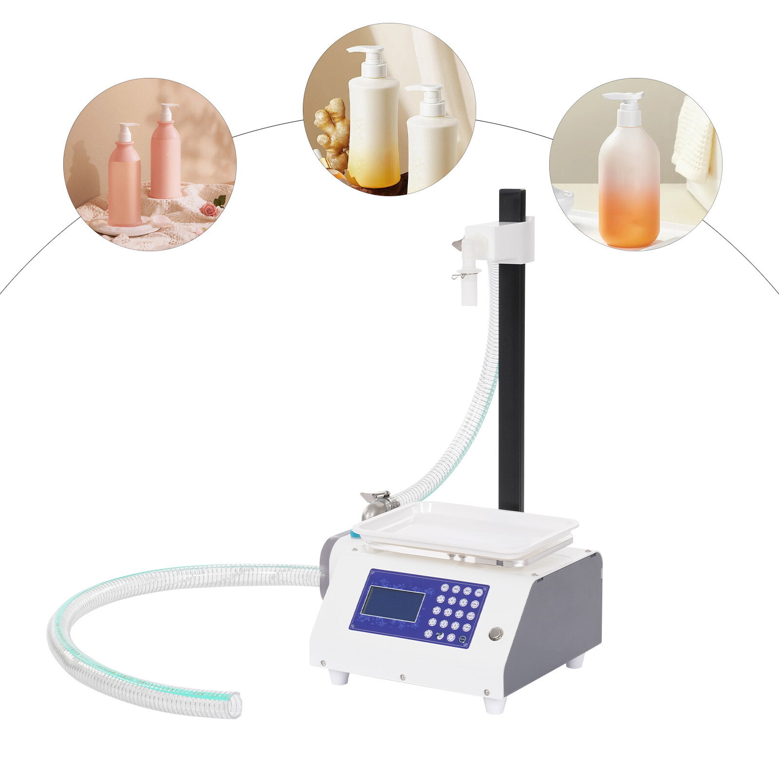 100-5000g Honey Bottle Filling Machine Liquid Filling Machine for Milk Water Oil