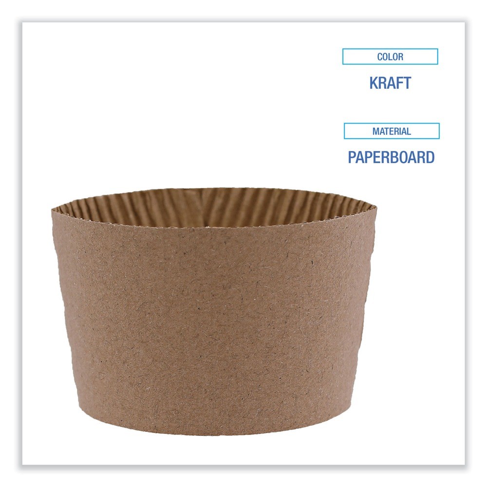 Boardwalk 1020SLEEVE 10 – 20 oz. Hot Cup Sleeves (1200/Carton) New