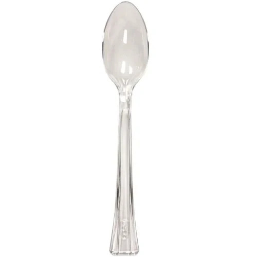 Disposable Durable and Elegant Clear Teaspoon Bag Lillian Collection 144pcs