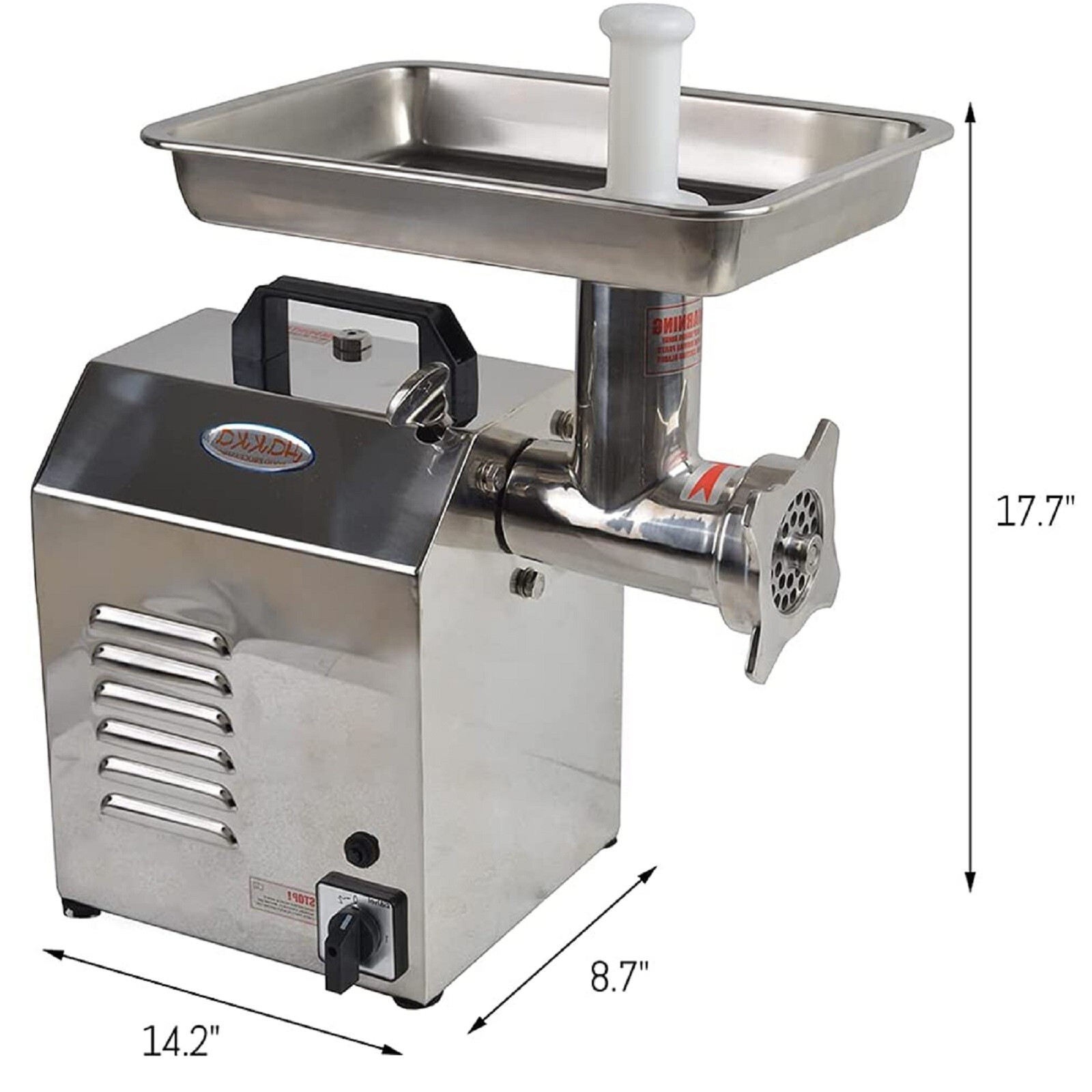 Hakka 7Lbs Sausage Stuffer and Commercial Electric Meat Grinder Food Processor