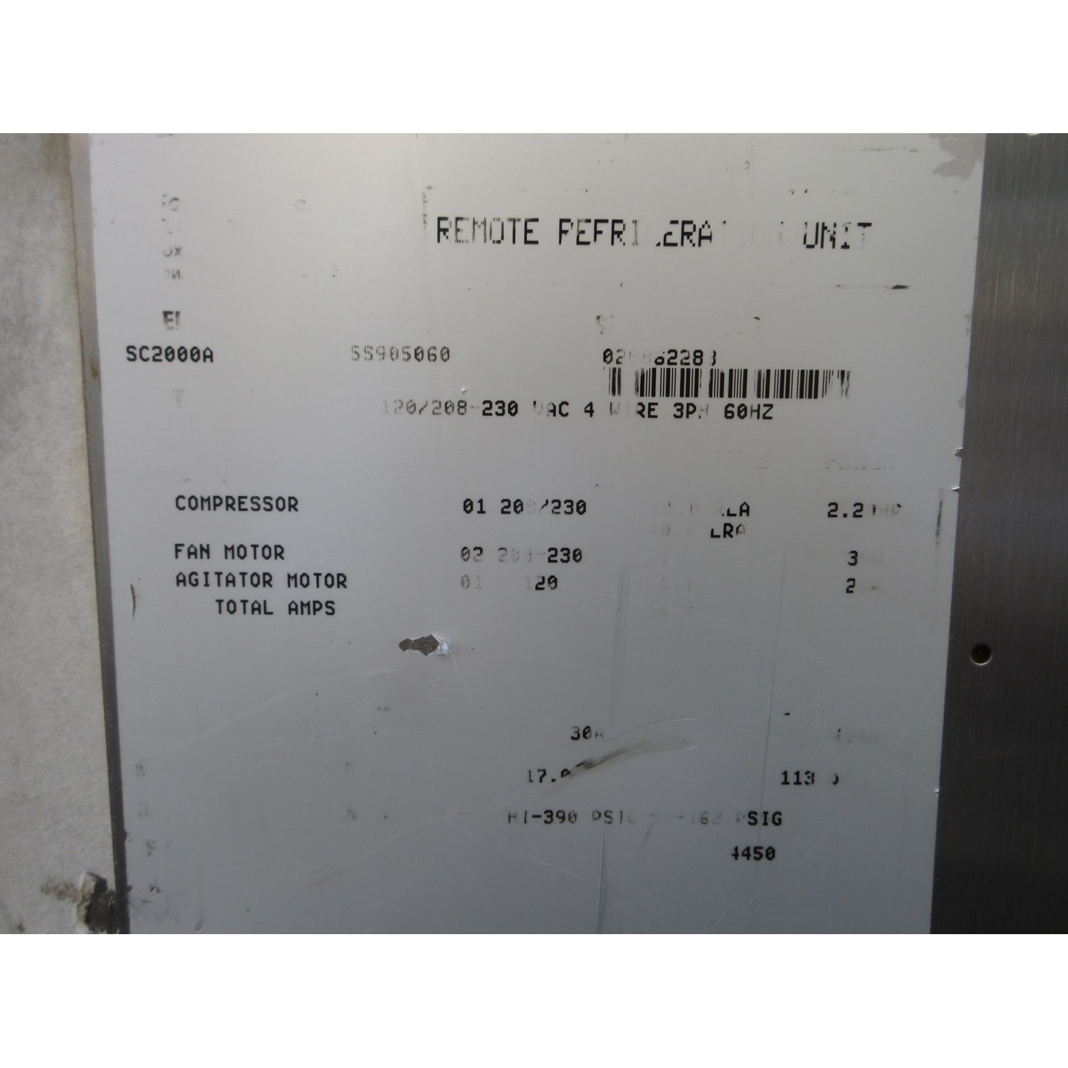 MultiPlex SC2000A Industrial Water Chiller
