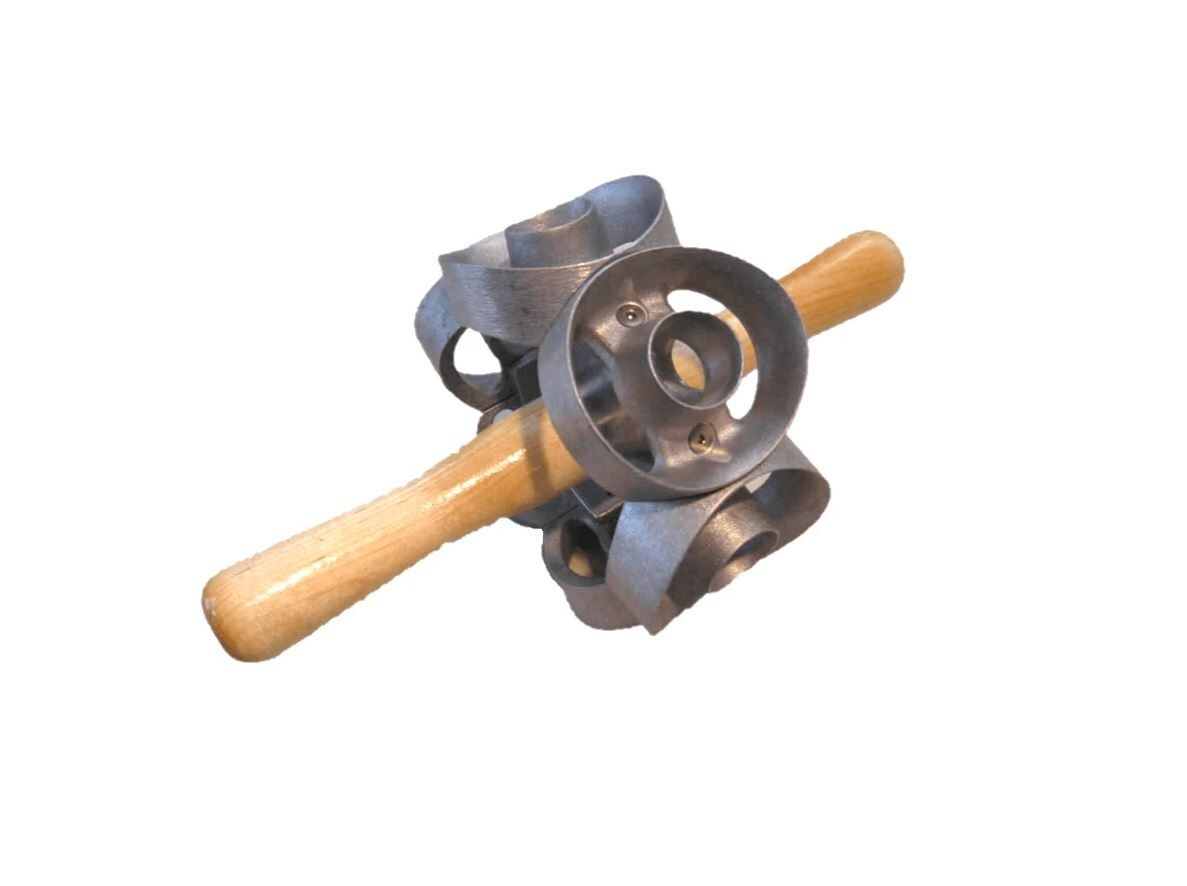 Donut Cutter one row donut cutter yeast donuts cuts six donuts per roll 3″