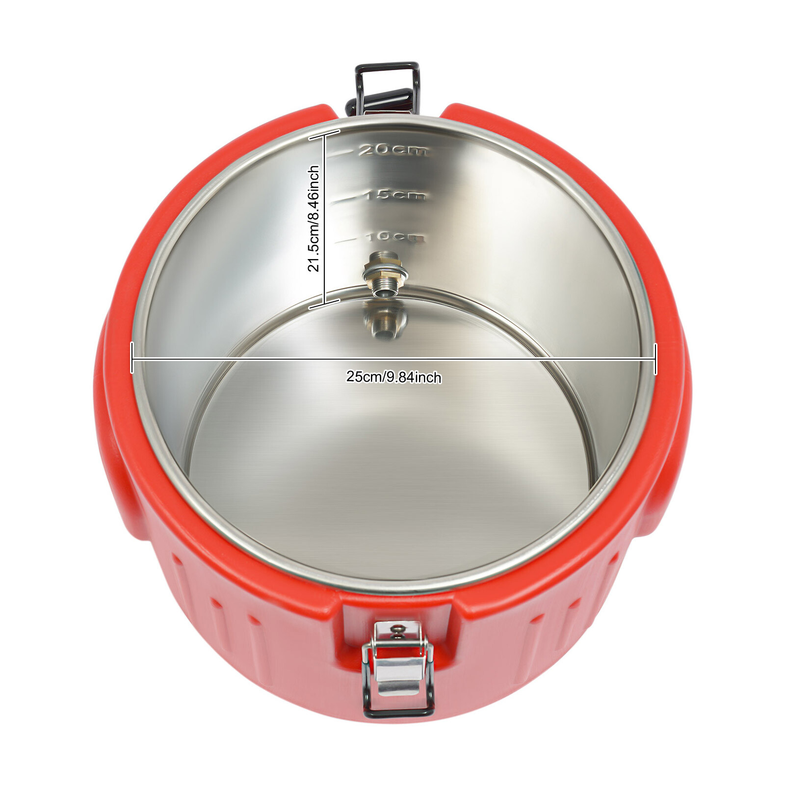 Red Insulated Beverage Containers Insulated Beverage Cooler Insulated Bucket 10L