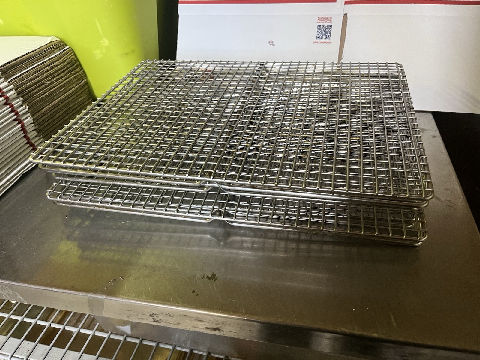 1/2 Size Wire Pan Insert, 11-7/8″ x 16-3/8″ False Bottom Lot of 8