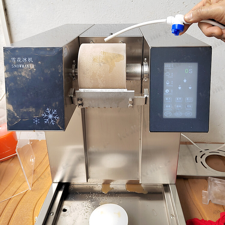 Kolice Commercial Ice Shaving Machine Snowflake Machine Automatically Water Cool