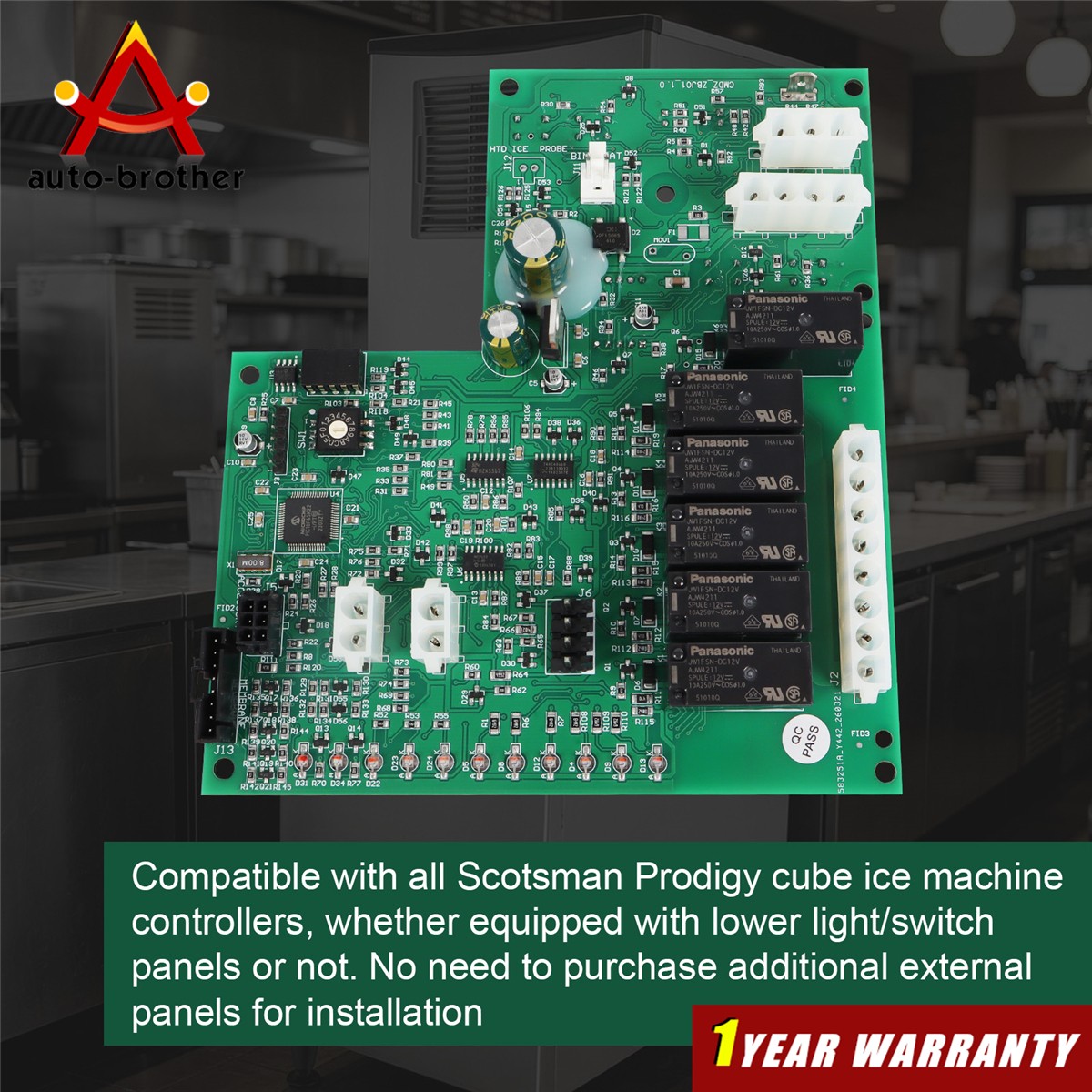 Ice Machine Control Board for Scotsman Prodigy Replaces 11-0550-28 11-0621-21
