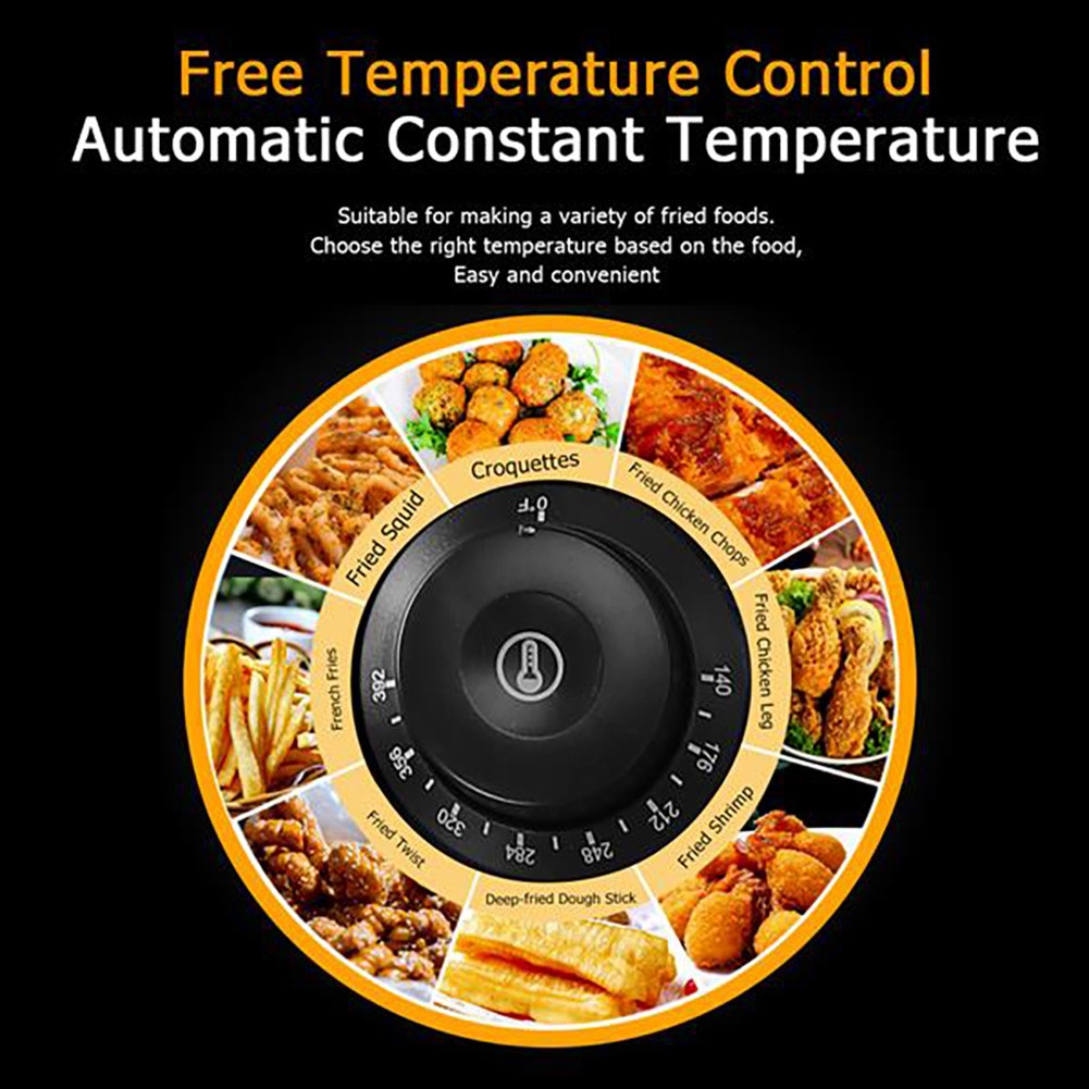 22.8QT Electric Deep Fryer Dual Tank Commercial Restaurant Countertop 5000W