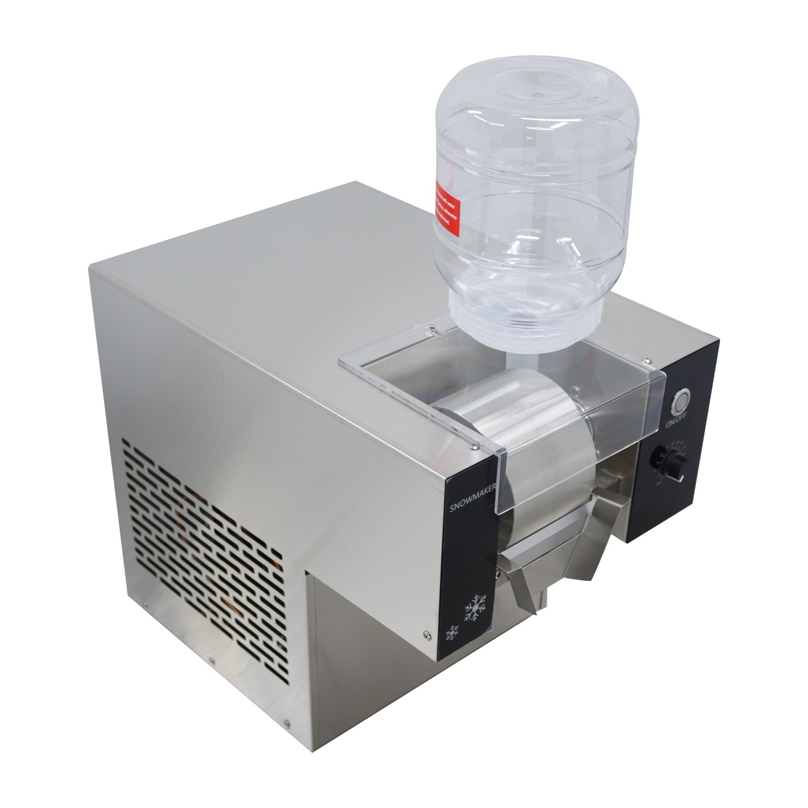 110V 1/2HP Commercial Air Cooling 2*3L Snowfake Ice Machie Snow Cone Machine