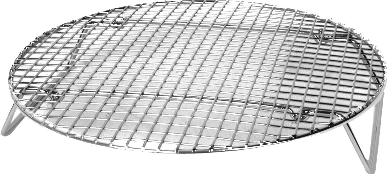 Thunder Group SLRACK1050 10 1/2″ Round Nickel Plated Steam Rack