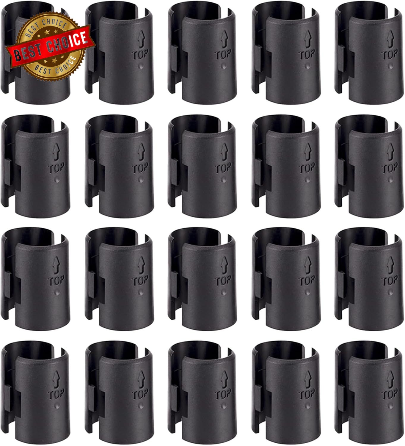 Wire Shelf Clips, Wire Shelving Shelf Lock Clips Replacements for 1″ Post Metal