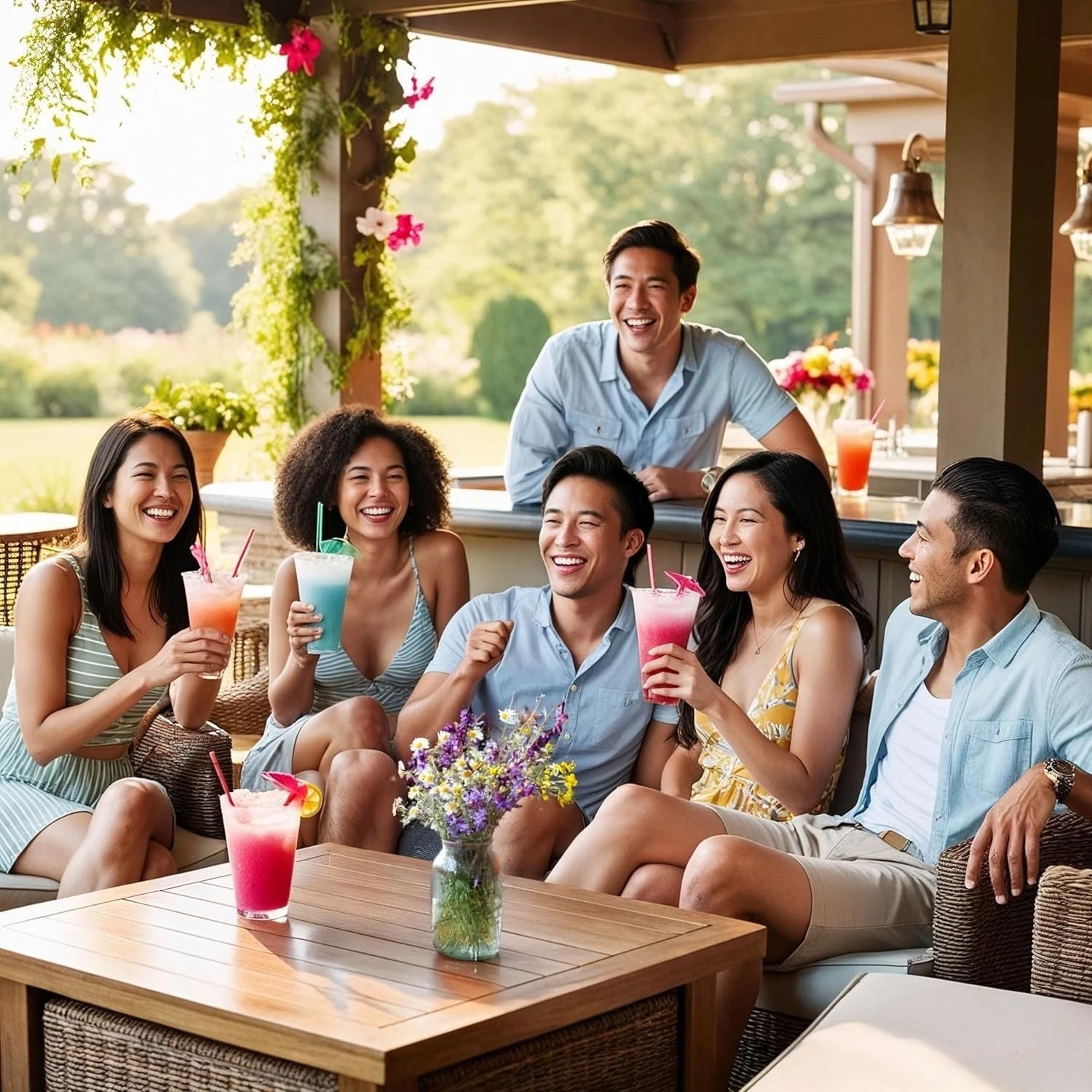 Automatic Mixing Slushie Machine – 40oz Capacity for Cocktails & Margaritas