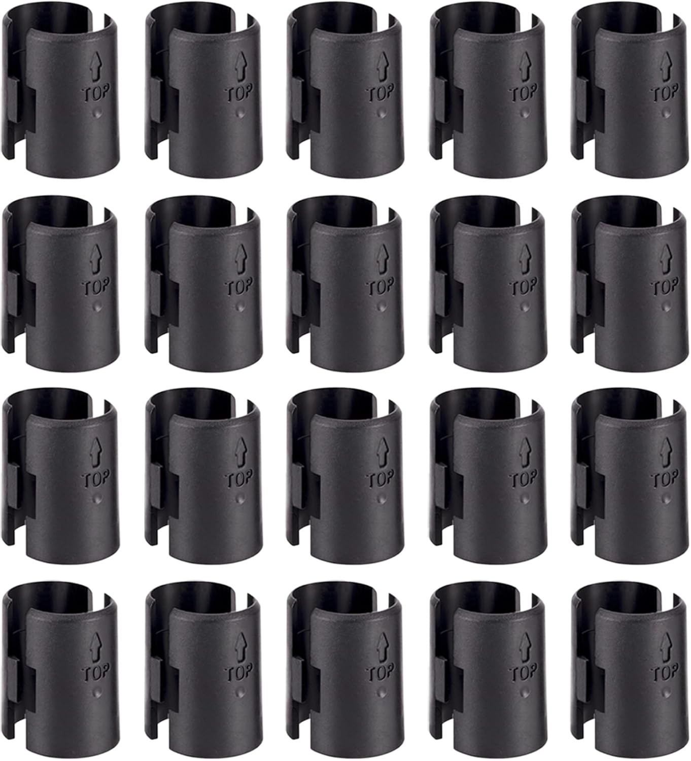 Wire Shelf Clips,40-Packs Shelving Lock Clips for 1″ Post-…