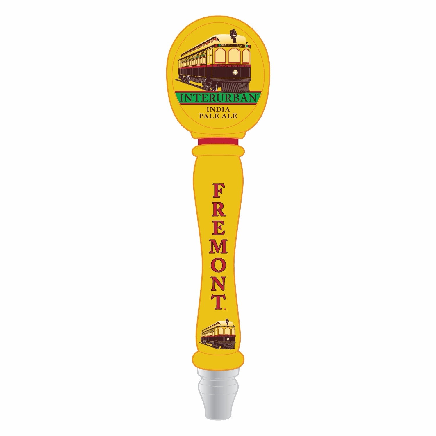 Fremont Interurban India Pale Ale Beer Tap Handle