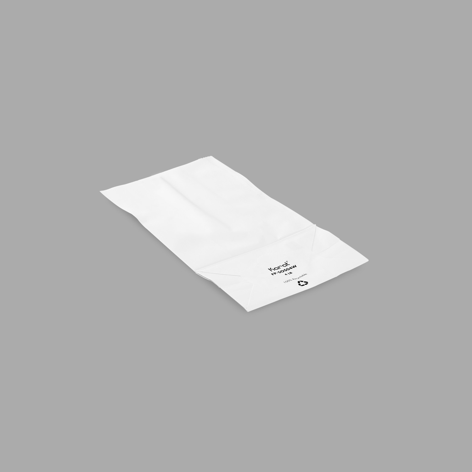 Karat 4lb Paper Bag – White – 2,000 ct, FP-SOS04W