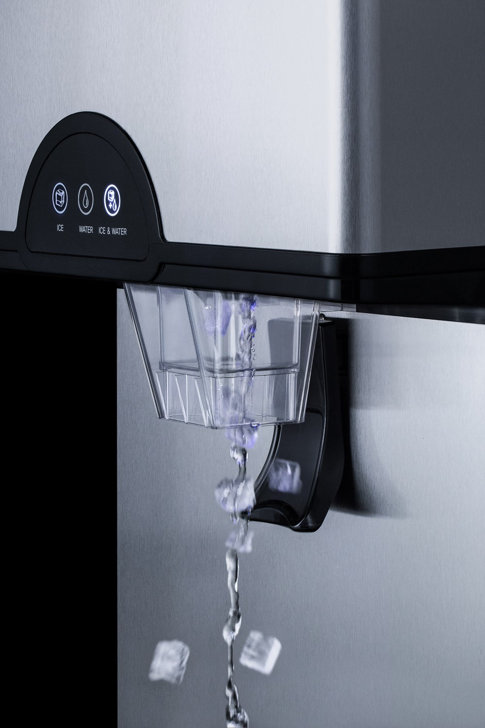 Summit AIWD282FLTR 17″W Countertop Commercial Ice and Water – Stainless Steel