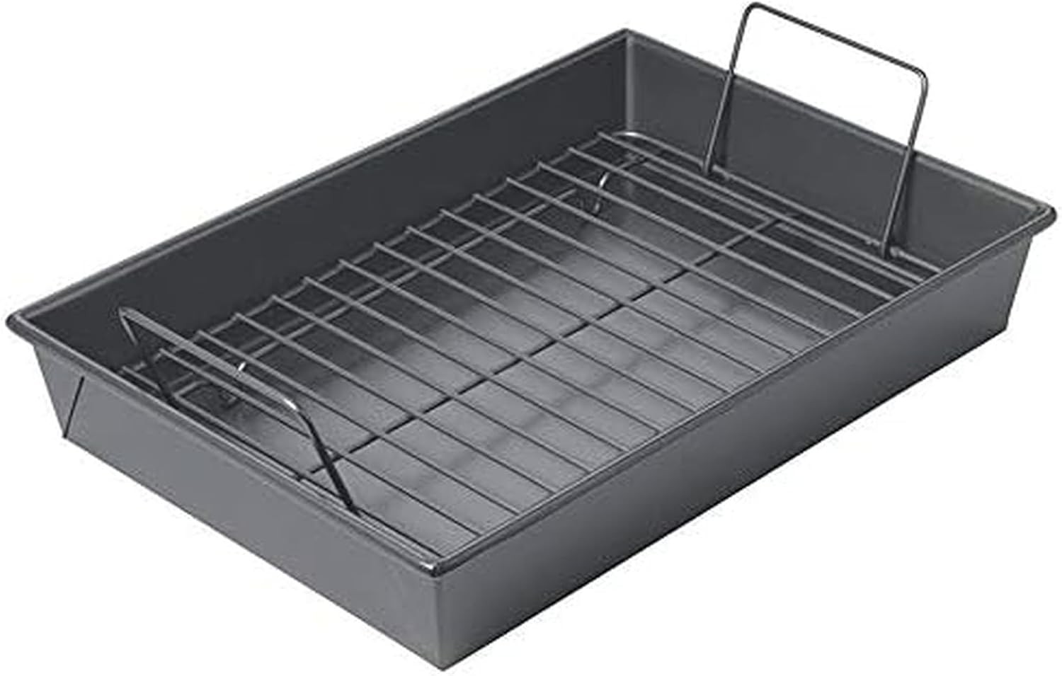Chicago Metallic 16947 Professional Roast Pan with 13-Inch-by-9-Inch, Gray