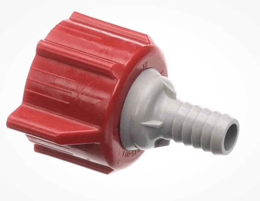 2-PACK COKE BAG IN BOX SYRUP RED BIB CONNECTORS CC-BIB 3/8 LANCER 82-0291